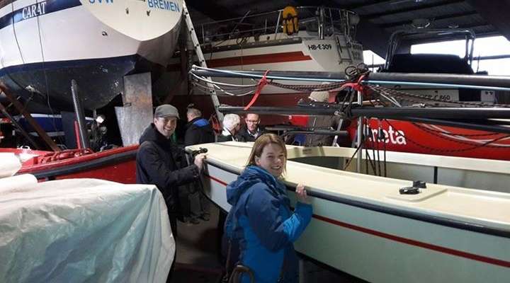 Arbeitsdienst in der Halle